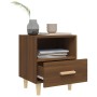 Nightstands 2 units brown oak color 40x35x47 cm by vidaXL, Nightstands - Ref: Foro24-817302, Price: 67,41 €, Discount: %