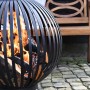 Esschert Design Brasero sphere with lattice design made of black carbon steel FF400 by Esschert Design, Chimneys - Ref: Foro2...