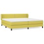 Cama box spring con colchón tela verde 200x200 cm de , Camas y somieres - Ref: Foro24-3126196, Precio: 539,43 €, Descuento: %