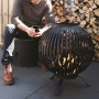 Esschert Design Brasero sphere with lattice design made of black carbon steel FF400 by Esschert Design, Chimneys - Ref: Foro2...