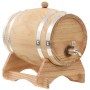 Barril de vino con grifo madera de pino maciza 6 L de vidaXL, Producción de vino - Ref: Foro24-50680, Precio: 55,99 €, Descue...