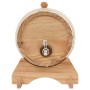 Barril de vino con grifo madera de pino maciza 6 L de vidaXL, Producción de vino - Ref: Foro24-50680, Precio: 55,99 €, Descue...