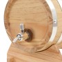 Barril de vino con grifo madera de pino maciza 6 L de vidaXL, Producción de vino - Ref: Foro24-50680, Precio: 55,99 €, Descue...