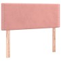 Box spring bed with pink velvet mattress 100x200 cm by , Beds and slatted bases - Ref: Foro24-3127420, Price: 312,94 €, Disco...