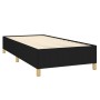 Box spring bed with black fabric mattress 100x200 cm by , Beds and slatted bases - Ref: Foro24-3128423, Price: 372,00 €, Disc...