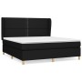 Box spring bed with black fabric mattress 180x200 cm by , Beds and slatted bases - Ref: Foro24-3128463, Price: 654,99 €, Disc...