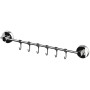 RIDDER Towel rack with hooks 55.5x6.5x4.6 cm chrome 12120100 by RIDDER, Towel racks - Ref: Foro24-421525, Price: 37,74 €, Dis...