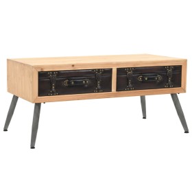 Mesa de centro de madera maciza de abeto 115x55x50 cm de vidaXL, Mesas de centro - Ref: Foro24-245777, Precio: 160,99 €, Desc...