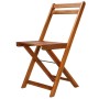 Bistro chairs 2 units solid acacia wood by vidaXL, Garden chairs - Ref: Foro24-44012, Price: 79,38 €, Discount: %