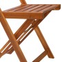 Bistro chairs 2 units solid acacia wood by vidaXL, Garden chairs - Ref: Foro24-44012, Price: 79,38 €, Discount: %