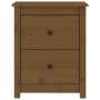 Bedside table solid honey brown pine wood 50x35x61.5 cm by vidaXL, Nightstands - Ref: Foro24-813685, Price: 44,90 €, Discount: %