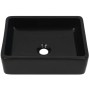 Black rectangular ceramic sink 41x30x12 cm by vidaXL, Sinks - Ref: Foro24-142734, Price: 59,00 €, Discount: %