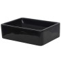 Black rectangular ceramic sink 41x30x12 cm by vidaXL, Sinks - Ref: Foro24-142734, Price: 59,00 €, Discount: %