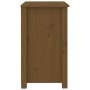 Bedside table solid honey brown pine wood 50x35x61.5 cm by vidaXL, Nightstands - Ref: Foro24-813685, Price: 44,90 €, Discount: %