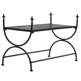 Vintage style metal bench 83x42x55 cm black by vidaXL, Dining and kitchen benches - Ref: Foro24-245940, Price: 57,98 €, Disco...