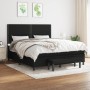 Cama box spring con colchón tela negro 180x200 cm de , Camas y somieres - Ref: Foro24-3136535, Precio: 678,99 €, Descuento: %