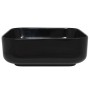 Square black ceramic washbasin 38x38x13.5 cm by vidaXL, Sinks - Ref: Foro24-142733, Price: 73,24 €, Discount: %