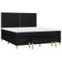 Box spring bed with black fabric mattress 180x200 cm by , Beds and slatted bases - Ref: Foro24-3137095, Price: 662,18 €, Disc...