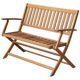 Solid acacia wood garden bench 120 cm by vidaXL, garden benches - Ref: Foro24-44132, Price: 114,56 €, Discount: %