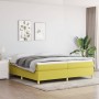 Cama box spring con colchón tela verde 200x200 cm de , Camas y somieres - Ref: Foro24-3144553, Precio: 500,31 €, Descuento: %