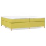 Cama box spring con colchón tela verde 200x200 cm de , Camas y somieres - Ref: Foro24-3144553, Precio: 500,31 €, Descuento: %