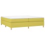 Cama box spring con colchón tela verde 200x200 cm de , Camas y somieres - Ref: Foro24-3144553, Precio: 500,31 €, Descuento: %