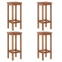 High garden table and stools 5 pcs solid acacia wood by , Garden sets - Ref: Foro24-3154392, Price: 310,63 €, Discount: %