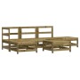 Garden furniture set 6 pieces impregnated pine wood by , Garden sets - Ref: Foro24-3186318, Price: 314,22 €, Discount: %