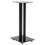 Soportes altavoz vidrio templado diseño 2 pilares negro 2 uds de vidaXL, Soportes para altavoces - Ref: Foro24-50673, Precio:...