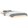 Estructura de cama madera maciza de pino 90x190 cm de , Camas y somieres - Ref: Foro24-823479, Precio: 60,17 €, Descuento: %