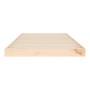 Estructura de cama madera maciza de pino 90x190 cm de , Camas y somieres - Ref: Foro24-823479, Precio: 60,17 €, Descuento: %