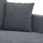 Dark gray velvet 2-seater sofa 140 cm by , Sofas - Ref: Foro24-359304, Price: 245,99 €, Discount: %