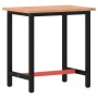 Solid beech wood and metal workbench 80x55x81.5 cm by , Work tables - Ref: Foro24-3188903, Price: 144,84 €, Discount: %