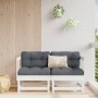 Garden corner sofas 2 pcs solid white pine wood by , Modular outdoor sofas - Ref: Foro24-825395, Price: 123,82 €, Discount: %