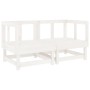 Garden corner sofas 2 pcs solid white pine wood by , Modular outdoor sofas - Ref: Foro24-825395, Price: 123,82 €, Discount: %