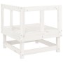 Garden corner sofas 2 pcs solid white pine wood by , Modular outdoor sofas - Ref: Foro24-825395, Price: 123,82 €, Discount: %