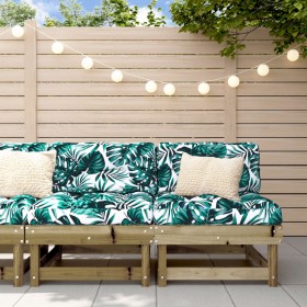 Central garden sofas 2 pcs impregnated pine wood by , Modular outdoor sofas - Ref: Foro24-825407, Price: 103,67 €, Discount: %