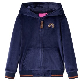 Children's jacket with navy blue hood 92 by , Children's outerwear - Ref: Foro24-14319, Price: 16,99 €, Discount: %