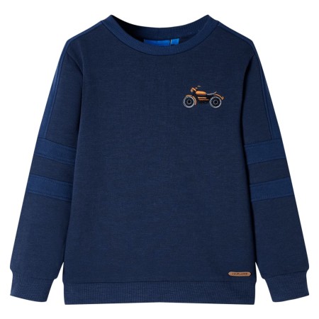 Children's navy blue mélange sweatshirt 104 by , Kids T-shirts - Ref: Foro24-12660, Price: 12,61 €, Discount: %