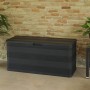 Caja de almacenamiento de jardín negra 117x45x56 cm de vidaXL, Cajas de almacenaje para exteriores - Ref: Foro24-43708, Preci...