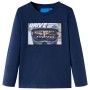 Camiseta infantil de manga larga azul marino melange 92 de , Camisetas para niños - Ref: Foro24-12629, Precio: 10,02 €, Descu...