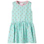 Vestido infantil con cordón menta claro 128 de , Vestidos de niños - Ref: Foro24-11417, Precio: 14,99 €, Descuento: %