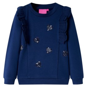 Marineblaues Kinder-Sweatshirt 128 von , Kinder-T-Shirts - Ref: Foro24-13742, Preis: 11,43 €, Rabatt: %