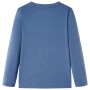 Camiseta infantil de manga larga azul mélange 140 de , Camisetas para niños - Ref: Foro24-12993, Precio: 9,99 €, Descuento: %