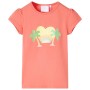 Camiseta infantil color coral 104 de , Camisetas para niños - Ref: Foro24-10430, Precio: 9,20 €, Descuento: %