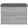 Sonoma gray engineered wood storage bench 62x42x45 cm by , Benches for halls and storage - Ref: Foro24-835045, Price: 68,85 €...