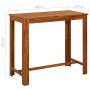 Solid acacia wood bar table 120x60x105 cm by vidaXL, Kitchen and dining tables - Ref: Foro24-246664, Price: 221,99 €, Discoun...