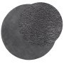 HUARTE anthracite washable soft short pile rug Ø 100 cm by , Rugs - Ref: Foro24-375009, Price: 32,20 €, Discount: %