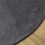 HUARTE anthracite washable soft short pile rug Ø 100 cm by , Rugs - Ref: Foro24-375009, Price: 32,20 €, Discount: %