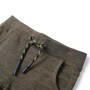 Children's sweatpants dark khaki mélange 128 by , kids pants - Ref: Foro24-13232, Price: 10,64 €, Discount: %